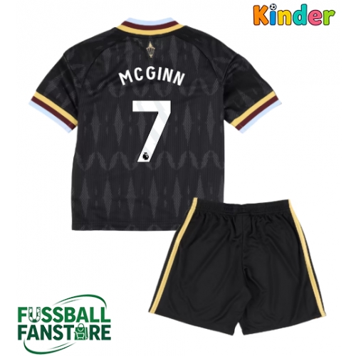 Aston Villa John McGinn #7 Replik Auswärtstrikot Kinder 2026-27 Kurzarm (+ Kurze Hosen)